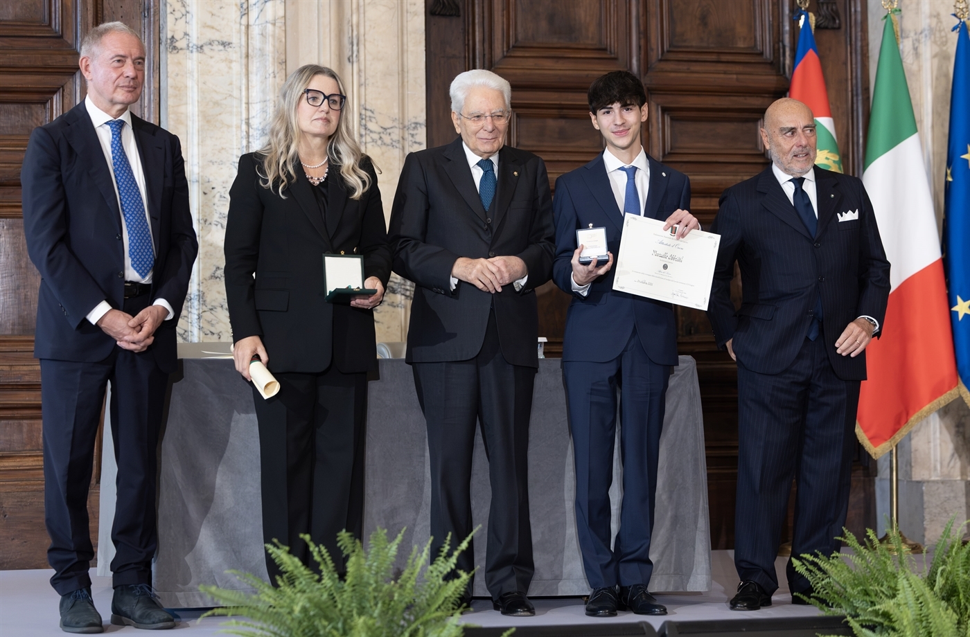 Marina Cvetic riceve il titolo di Cavaliere del Lavoro