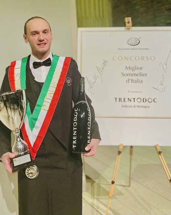 Premio Trentodoc: il Miglior Sommelier d'Italia AIS è Stefano Berzi